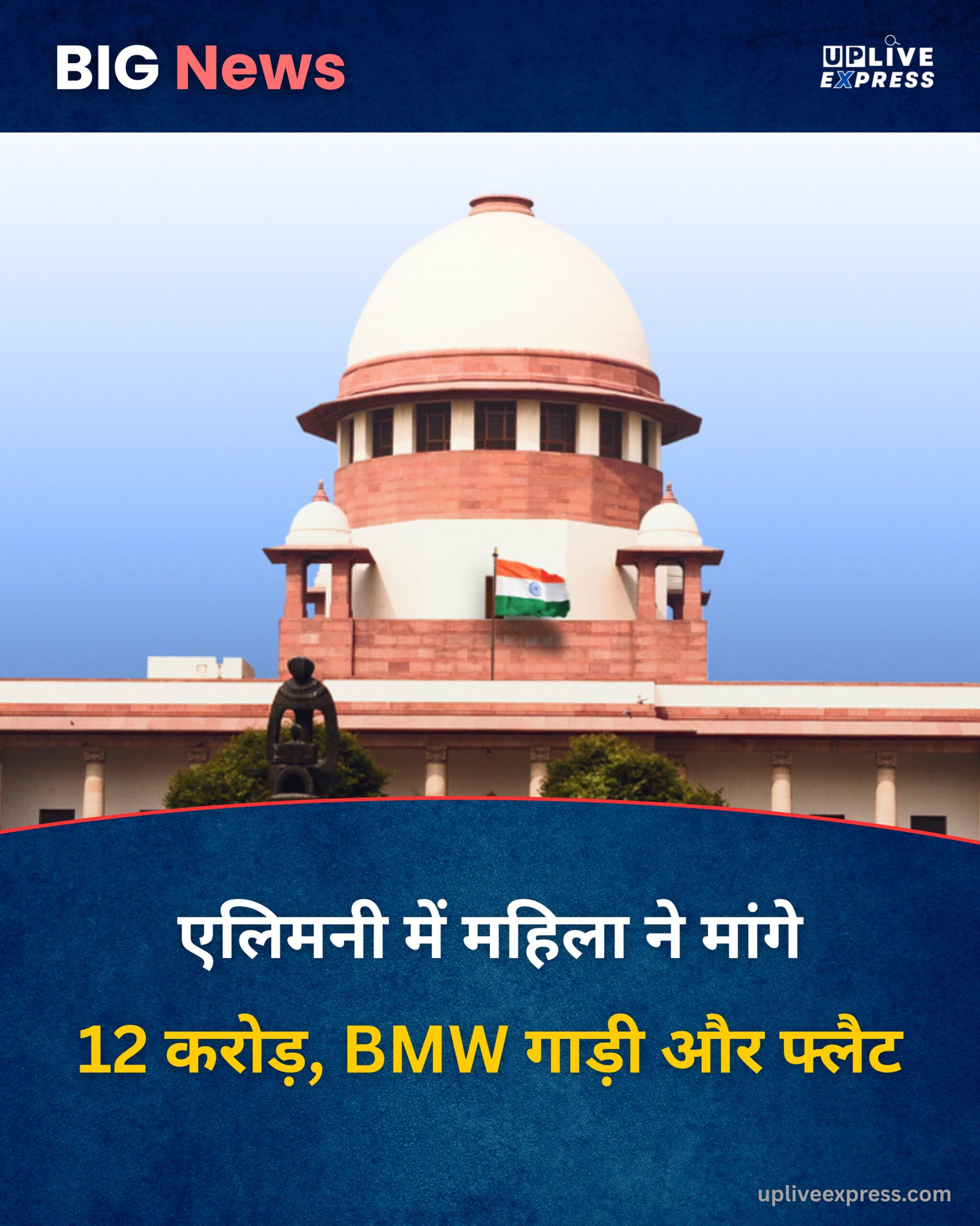 एलिमनी में महिला ने मांगे 12 करोड़, BMW और फ्लैट, SC ने कहा खुद कमाकर खाइए :