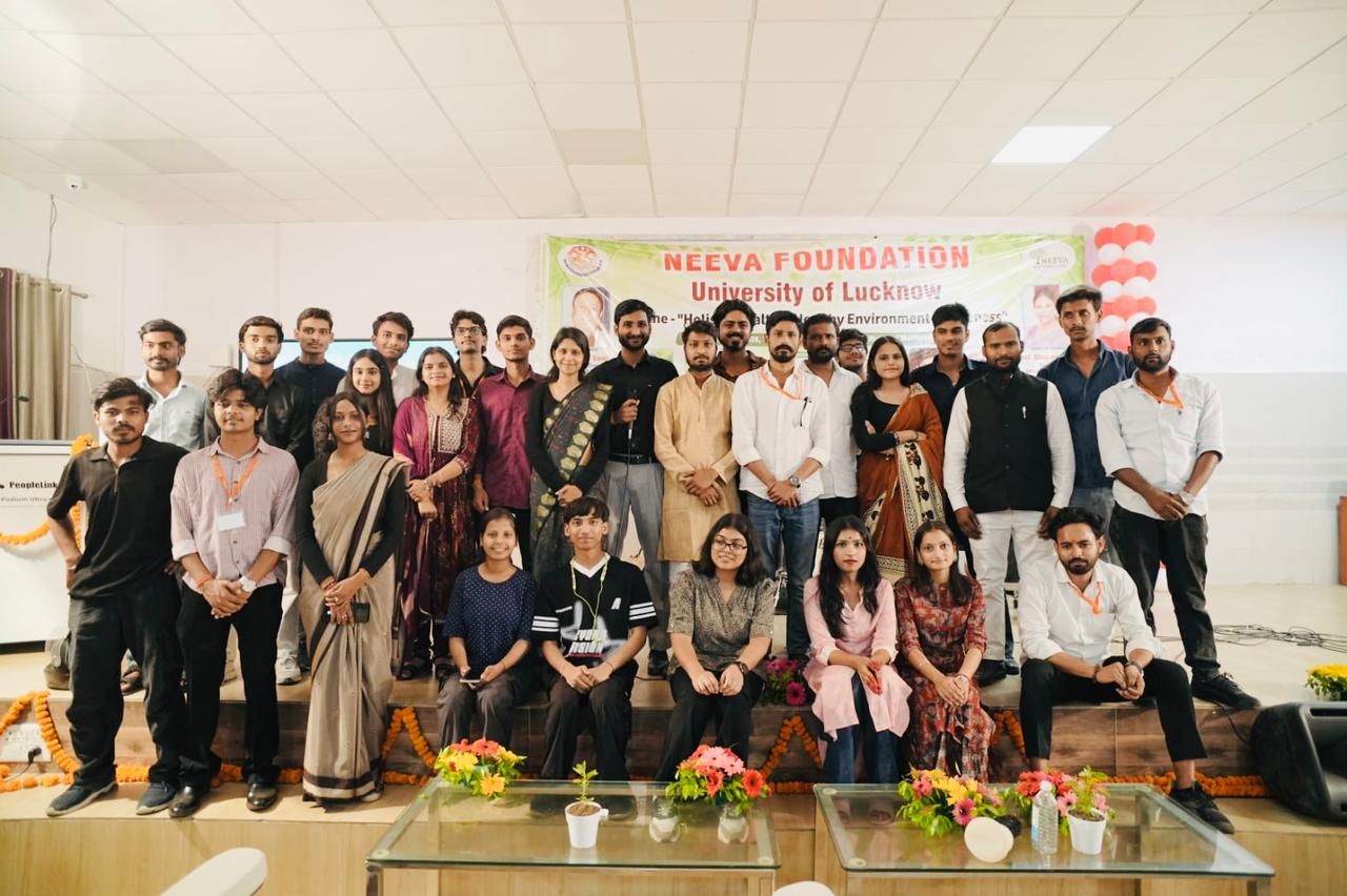 लखनऊ विश्वविद्यालय में छात्रों को समग्र स्वास्थ्य व पर्यावरण के प्रति किया गया जागरूक: