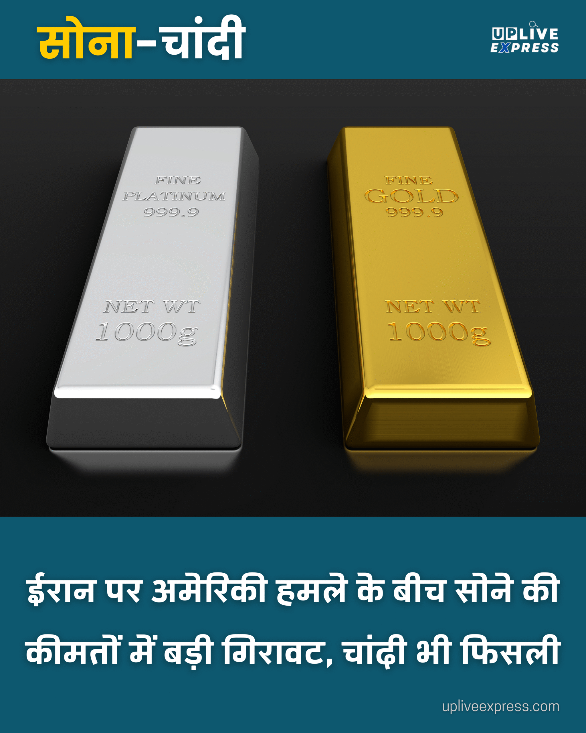 मिडिल ईस्ट में बढ़ते संघर्ष के बीच सोने की कीमतों में लगातार चौथे दिन गिरावट: