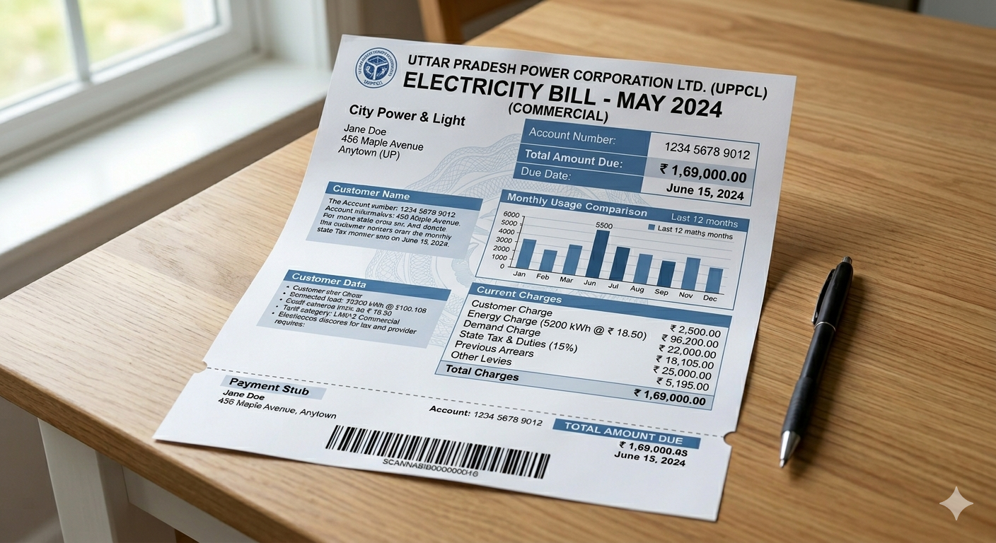 दुकानदार ने बिजली विभाग को भेजा ₹1.69 लाख का नोटिस, अधिकारी हैरान: