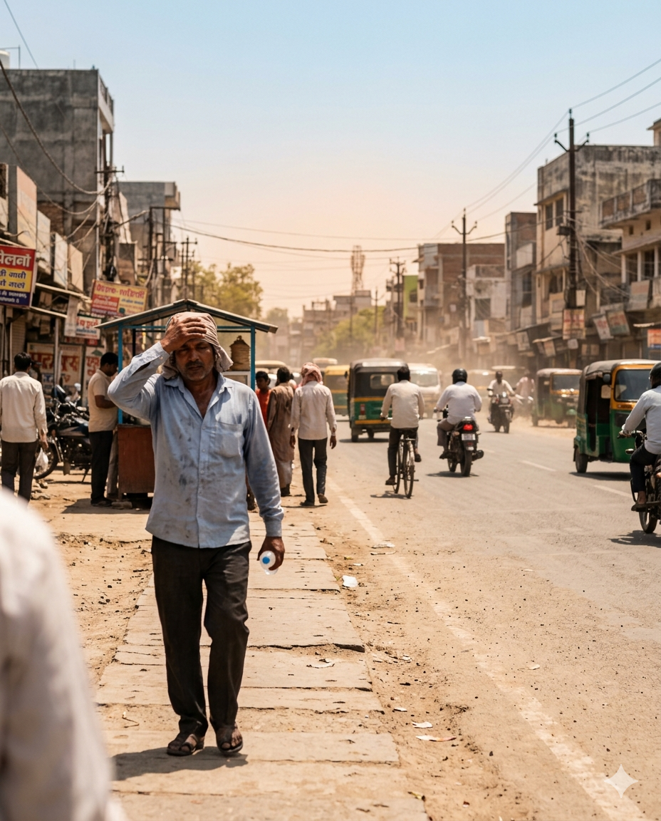 यूपी में मानसून की देरी से बढ़ा गर्मी का कहर, 42°C के पार पहुंचा पारा: