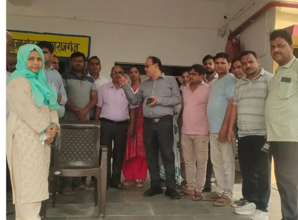 बृजमनगंज सामुदायिक स्वास्थ्य केंद्र में अव्यवस्था उजागर, सीएमओ ने लगाई फटकार: